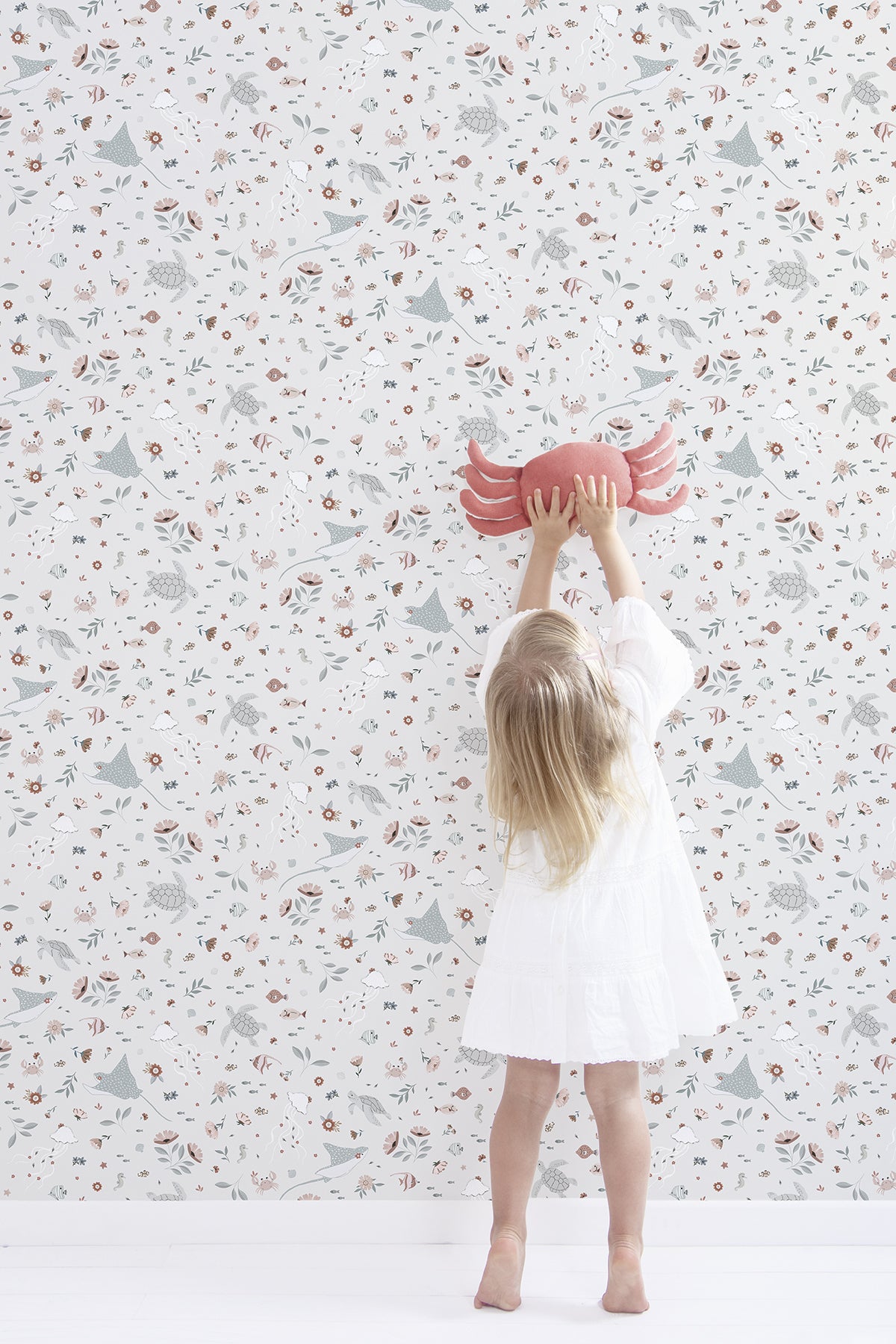 Children's wallpaper "Ocean animal pattern" LILIPINSO