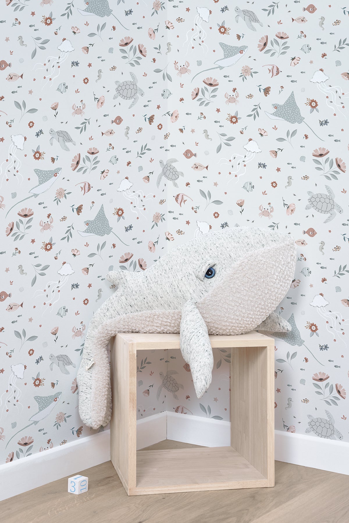 Children's wallpaper "Ocean animal pattern" LILIPINSO