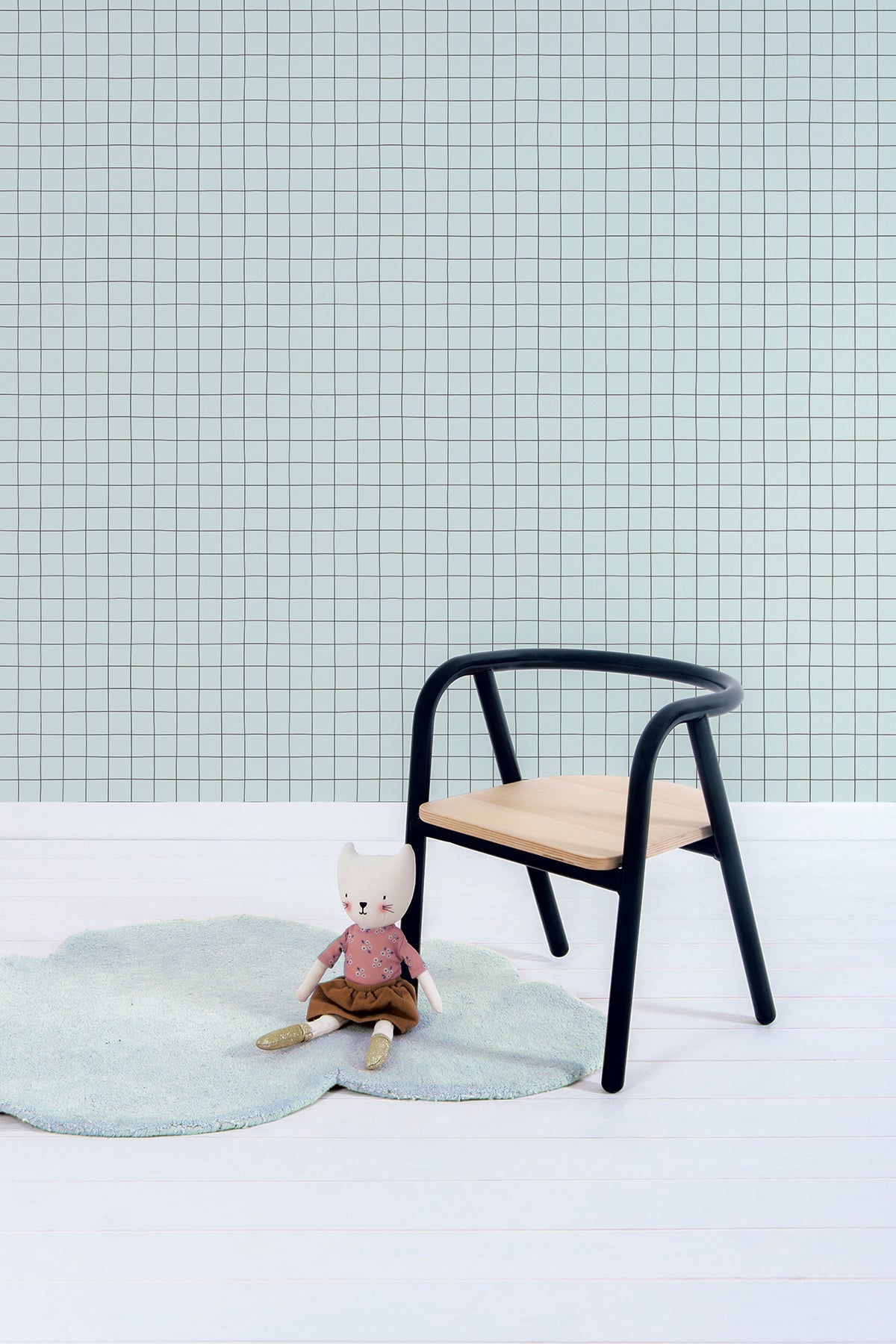 Children's wallpaper "Grid pattern" LILIPINSO