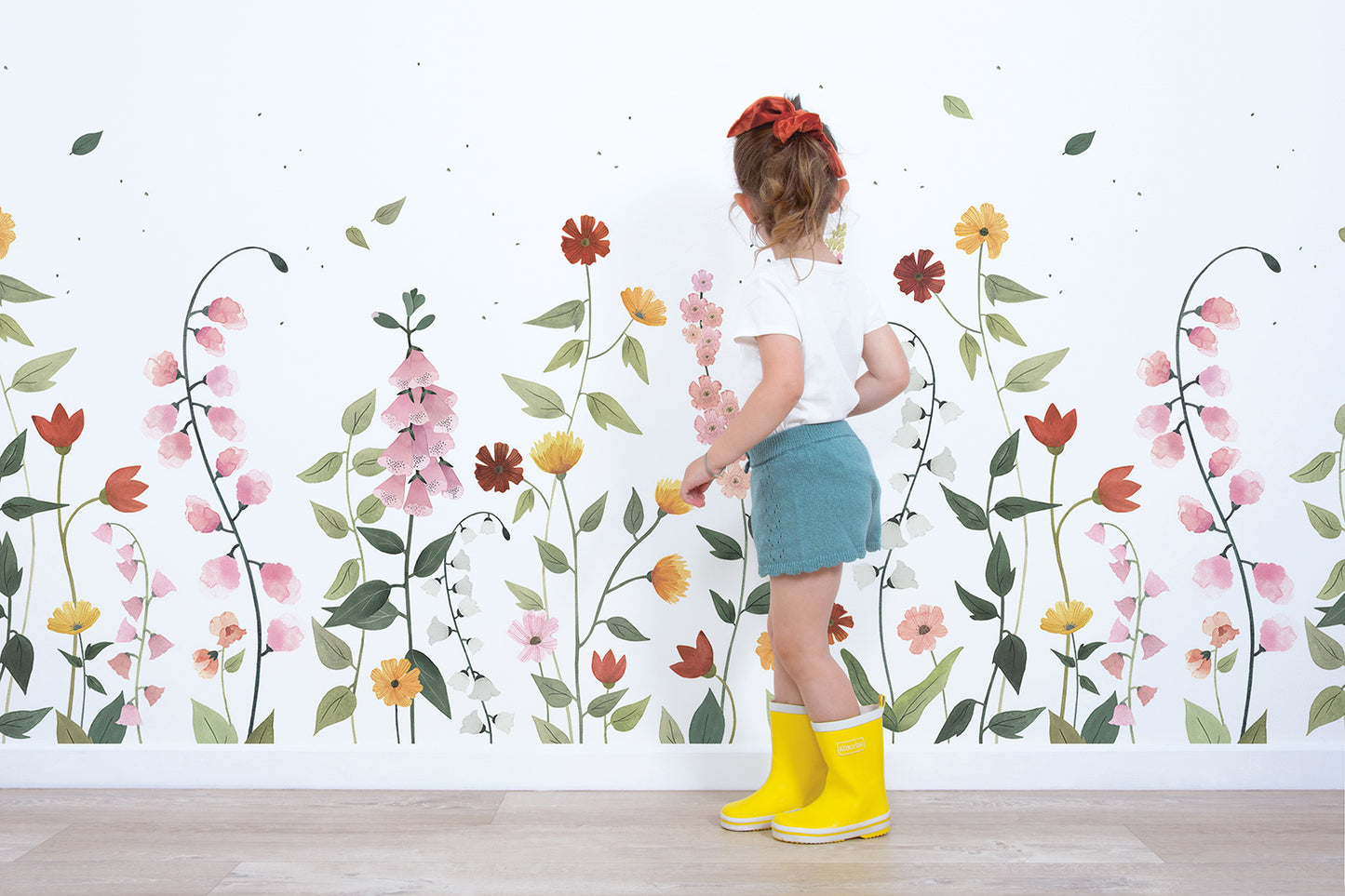 Papier peint panoramique "Jolie fleurs" LILIPINSO