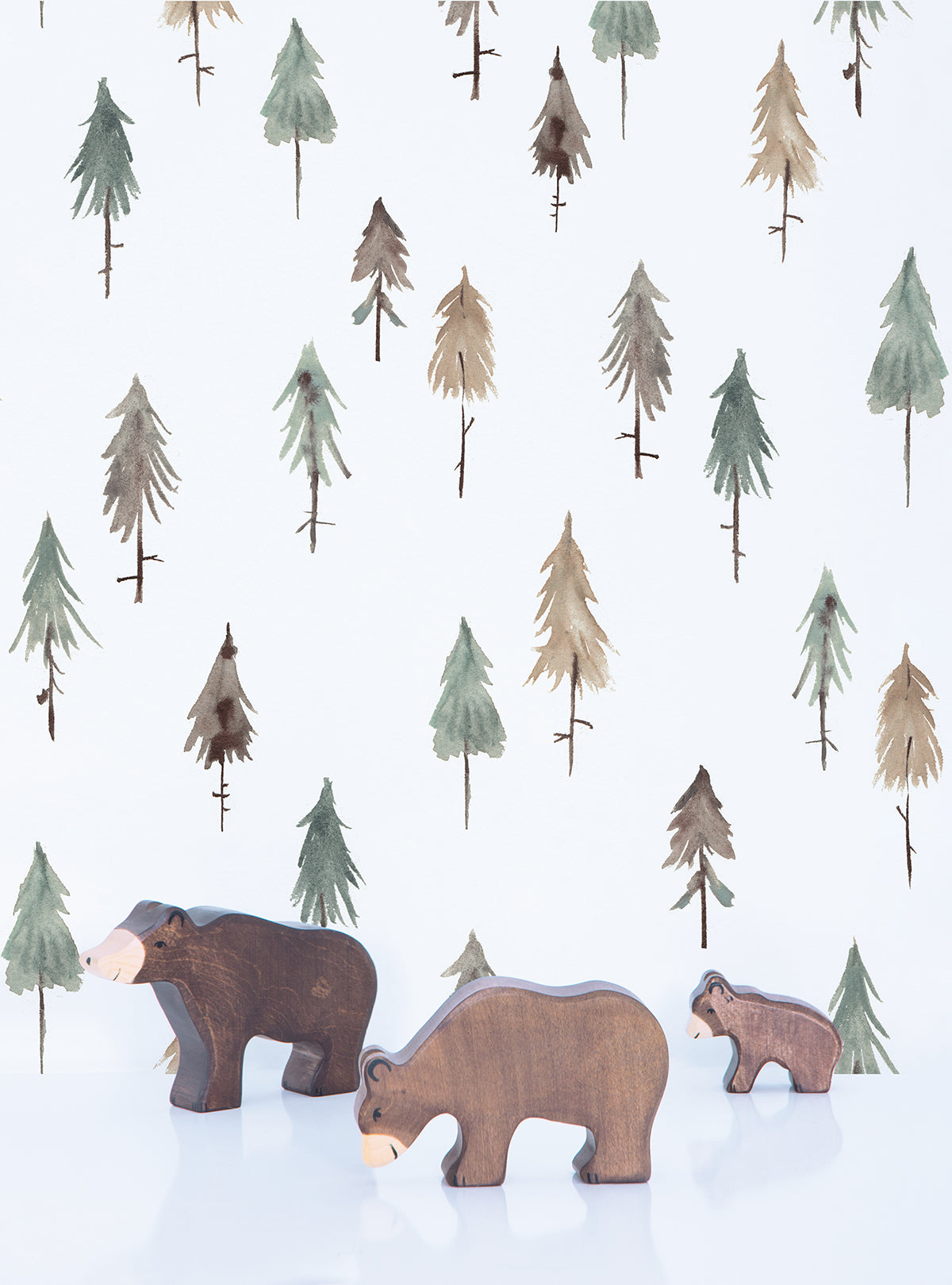 Children's wallpaper "Fir forest pattern" LILIPINSO