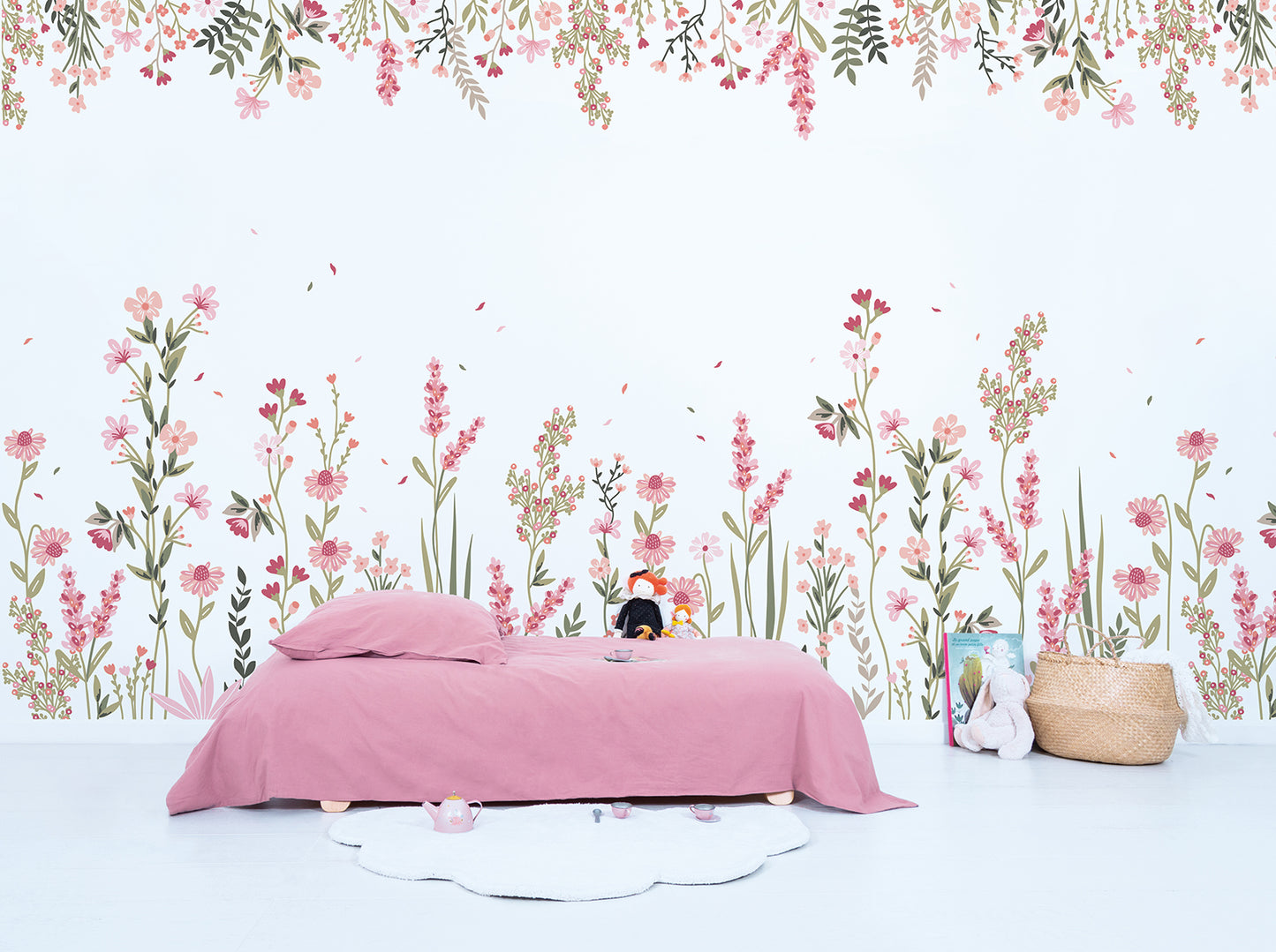 Panoramic wallpaper "A field of flowers" LILIPINSO