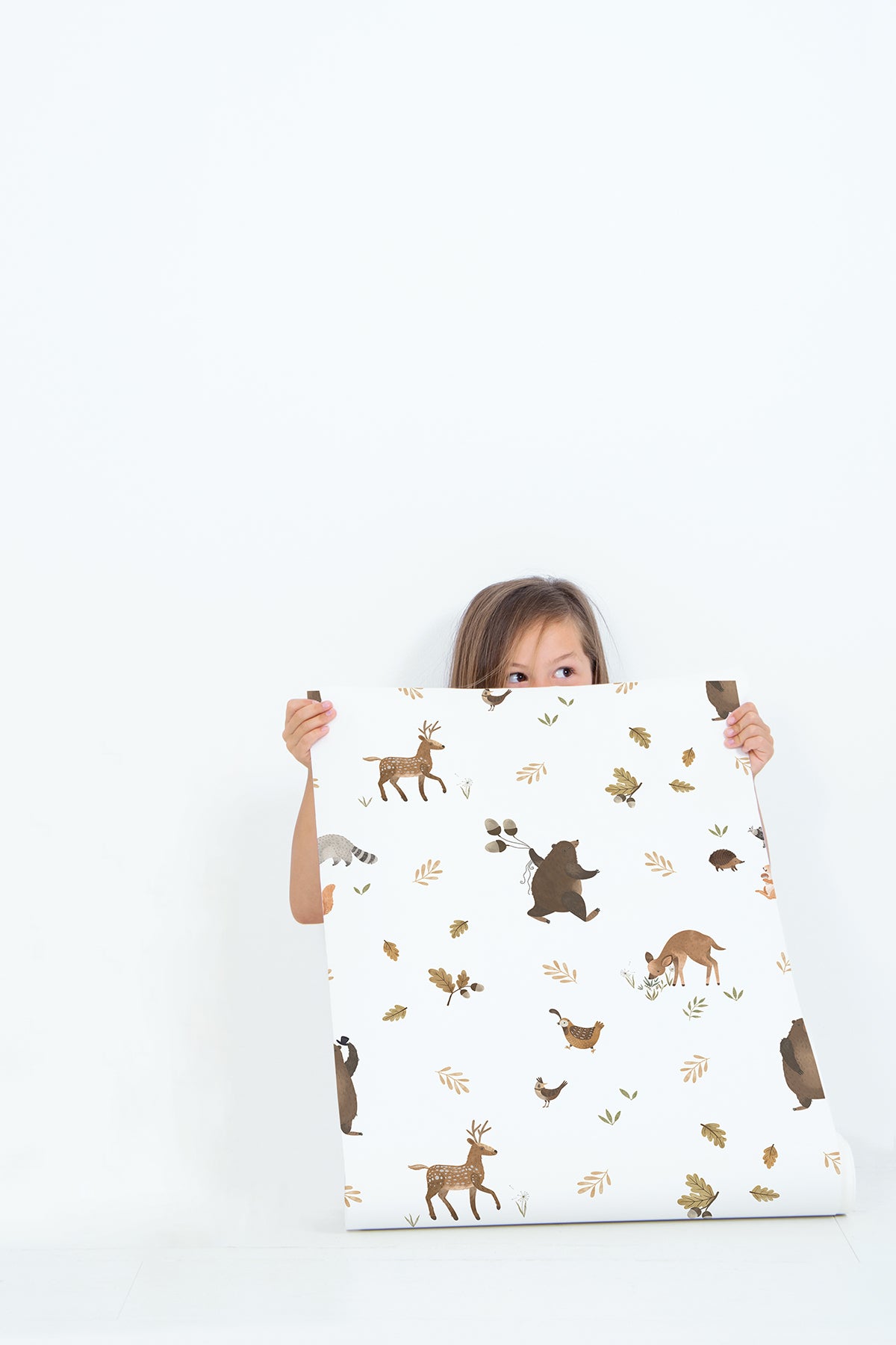 Children's wallpaper "Friends of the forest motif" LILIPINSO