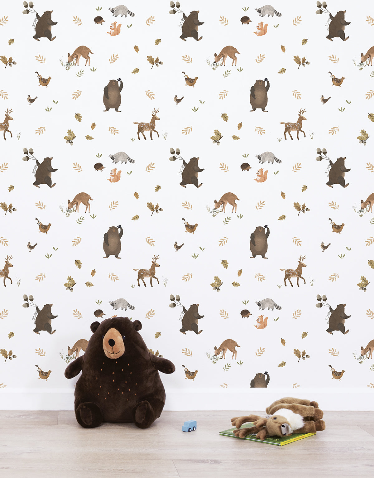 Children's wallpaper "Friends of the forest motif" LILIPINSO