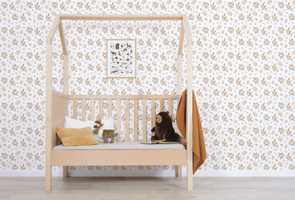 Children's wallpaper "Foliage pattern" LILIPINSO