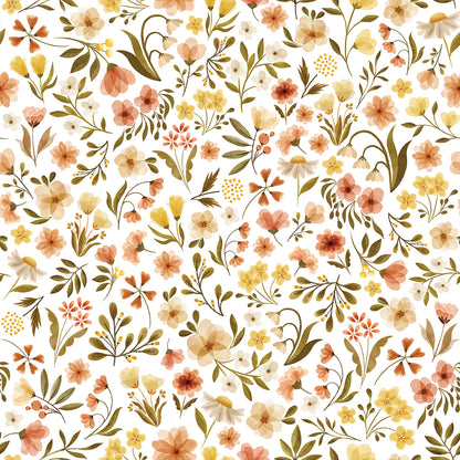 Children's wallpaper "Vintage flower pattern" LILIPINSO