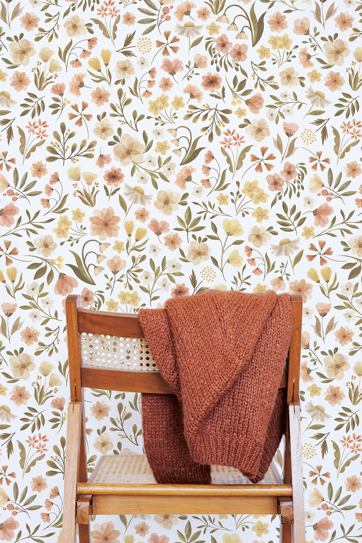 Children's wallpaper "Vintage flower pattern" LILIPINSO