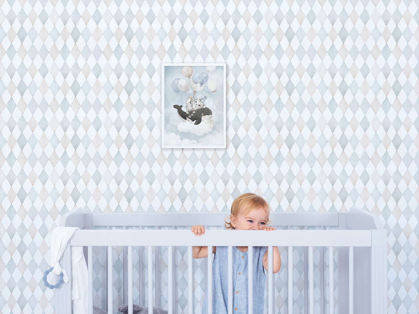 Children's wallpaper "Harlequin pattern" LILIPINSO