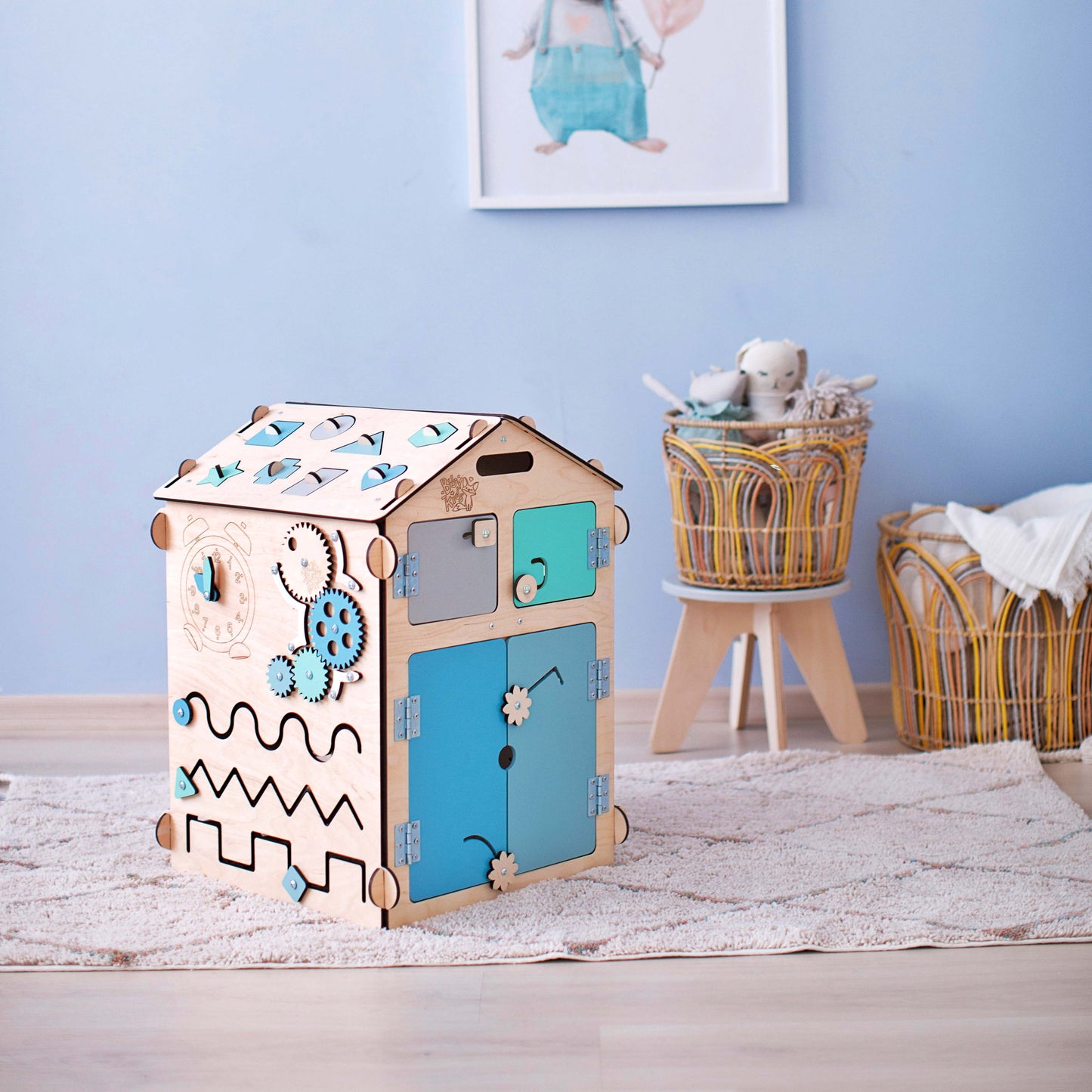 Maisonnette d'activité bois BUSYKIDS