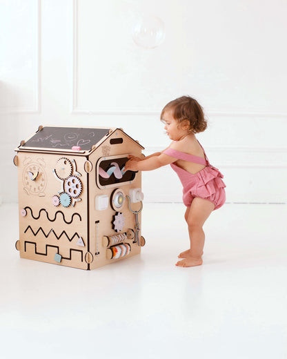 Maisonnette d'activité blanche BUSYKIDS