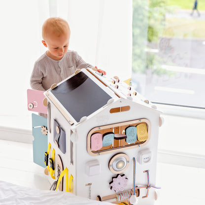 Maisonnette d'activité blanche BUSYKIDS