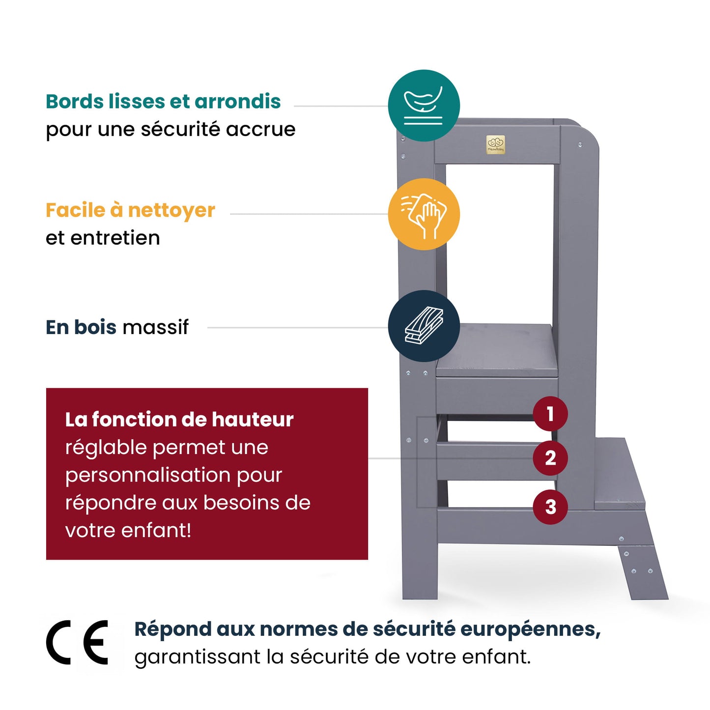 Tour d'observation avec tableau noir MEOWBABY