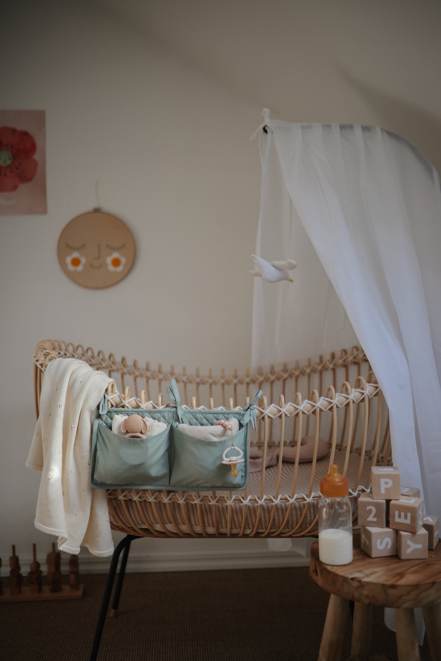 Rattan cradle "LOLA" vegan BERMBACH