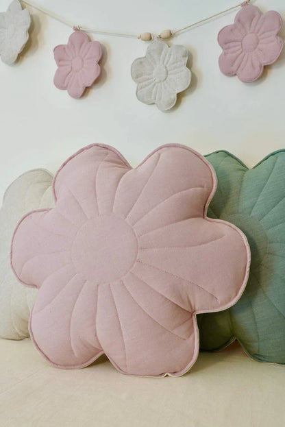 Coussin "Fleur " en lin MOI MILI