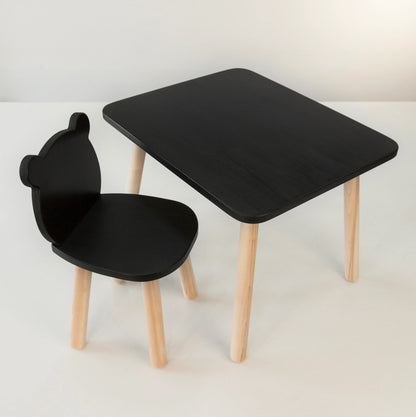 Ensemble table et chaise "ours" 2-4 ans ODEAS