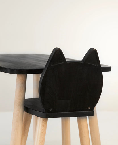 Ensemble table et chaise "chat" 2-4 ans ODEAS