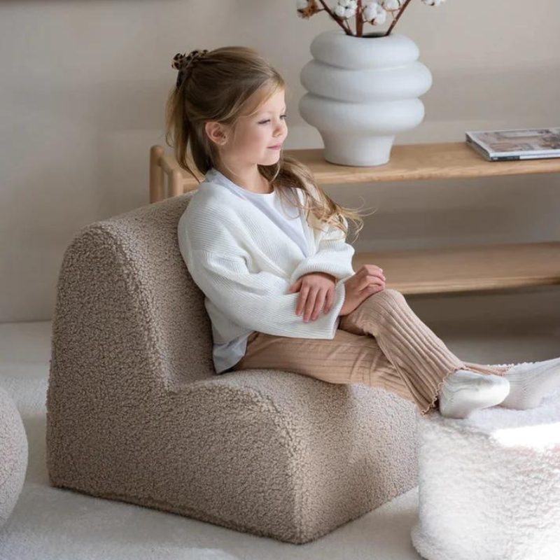 Fauteuil "Nuage" en teddy WIGIWAMA