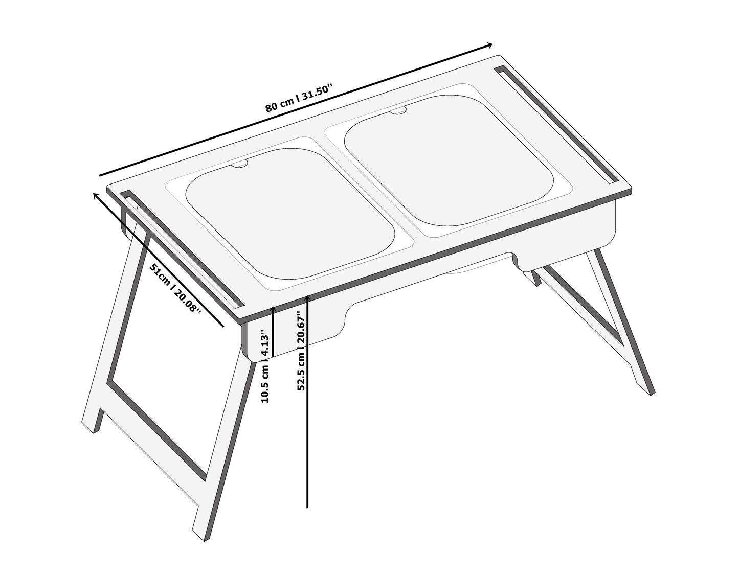 Table sensorielle DUCKWOOD