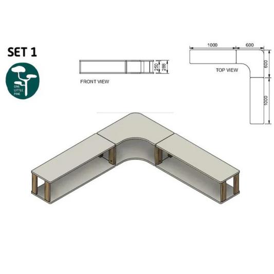 Montessori Lola shelf: Set n°1