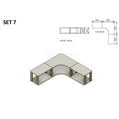 Etagère Montessori Lola: Set n°7