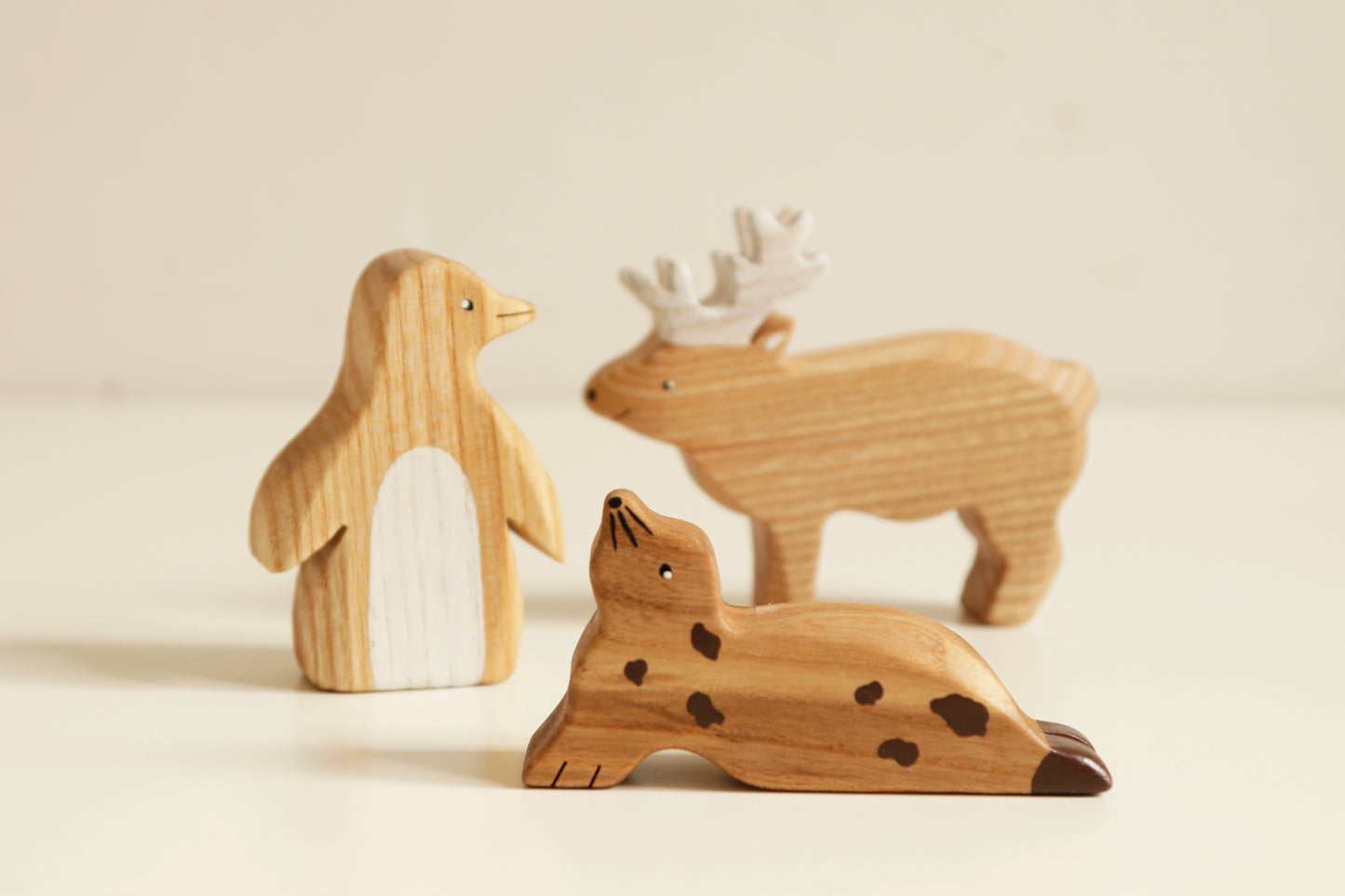 Ensemble d'animaux de l'arctique WOOD CARE