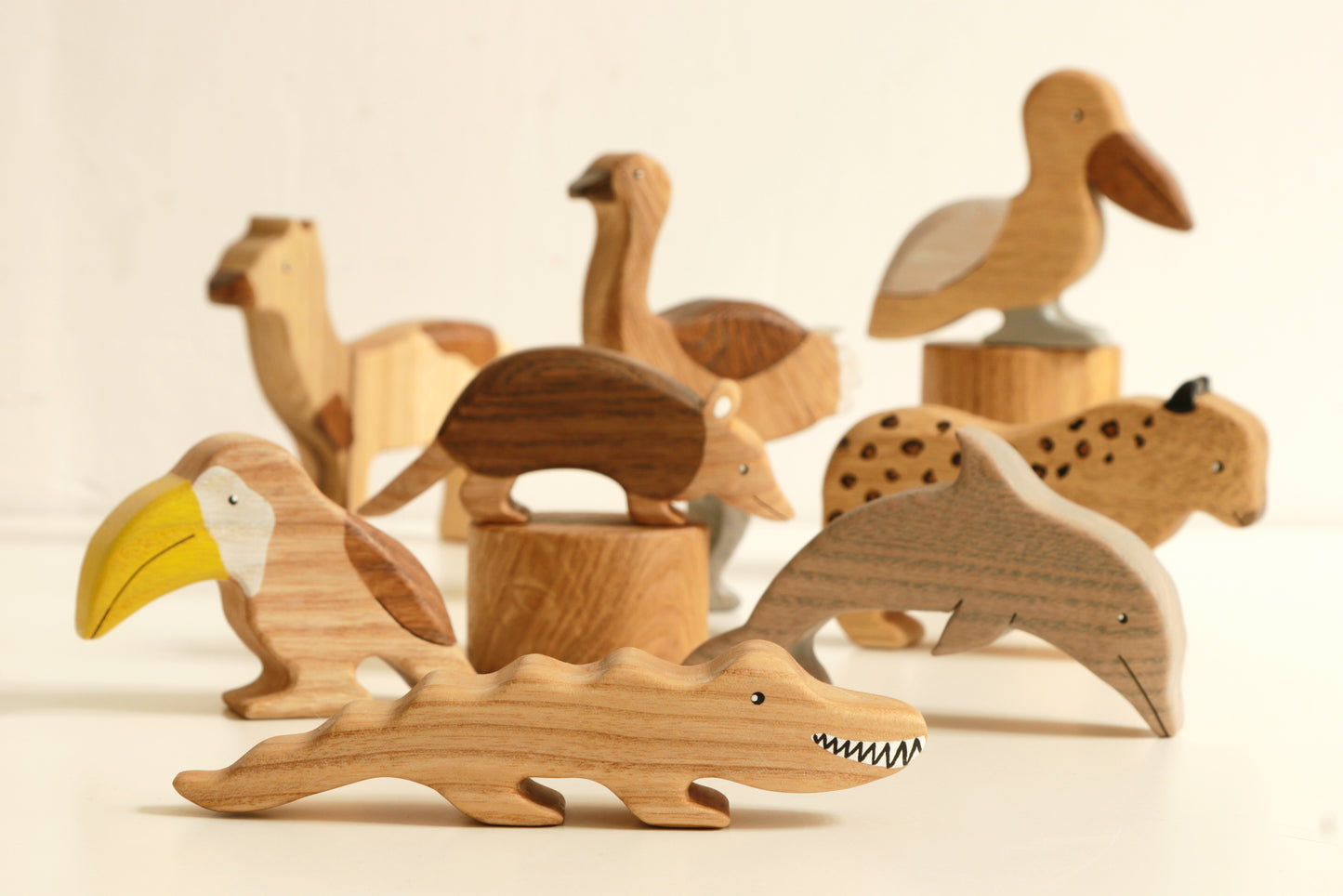 Ensemble d'animaux de l'Amérique du sud WOOD CARE