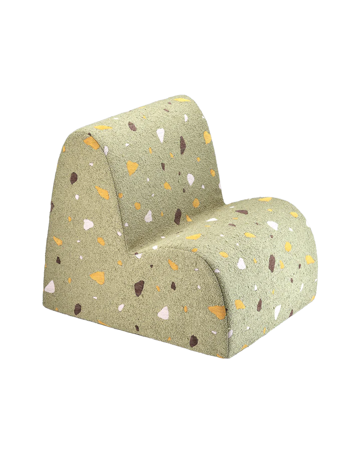 Fauteuil "Nuage Terrazzo" en teddy WIGIWAMA