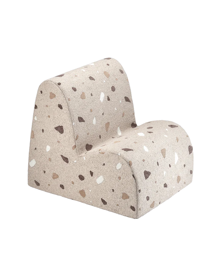 Fauteuil "Nuage Terrazzo" en teddy WIGIWAMA