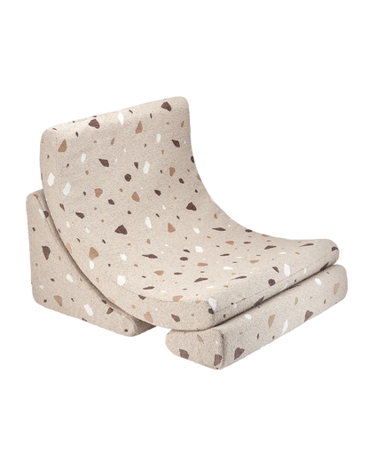 Fauteuil "Moon" en teddy "Terrazzo" - WIGIWAMA