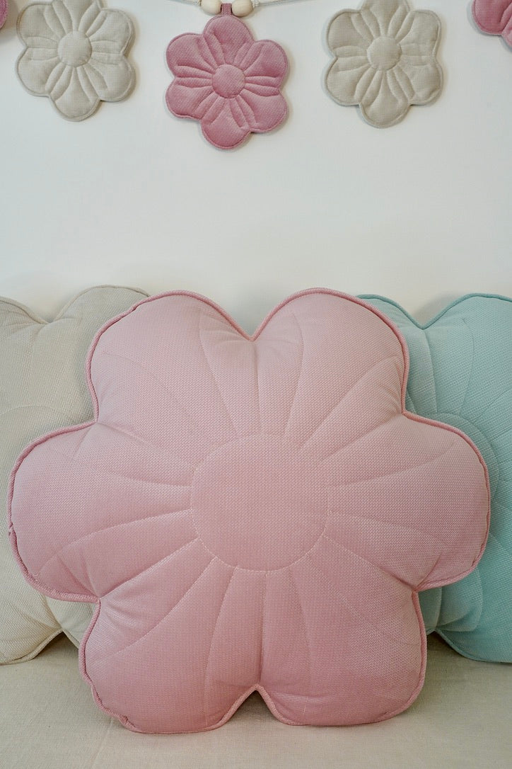 Coussin "Fleur" en velours MOI MILI