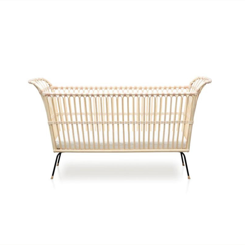 Rattan baby bed "FREDERICK" BERMBACH