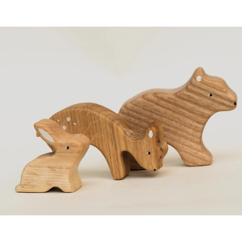 Ensemble des animaux "Copains de la forêt" WOOD CARE