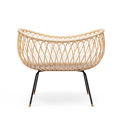 Rattan cradle "EMIL" vegan BERMBACH