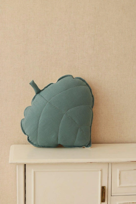 “Leaf” cushion in linen MOI MILI