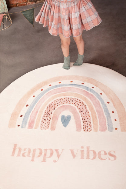 Tapis Cozy "Happy vibes" LITTLE GEM