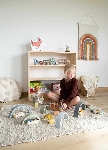 PINEAPPLE Montessori toy shelf