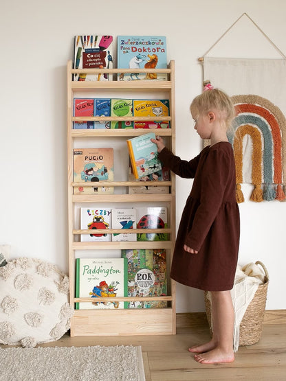 Montessori wall bookcase PINEAPPLE