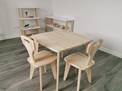 Montessori “Rita” table and chair set