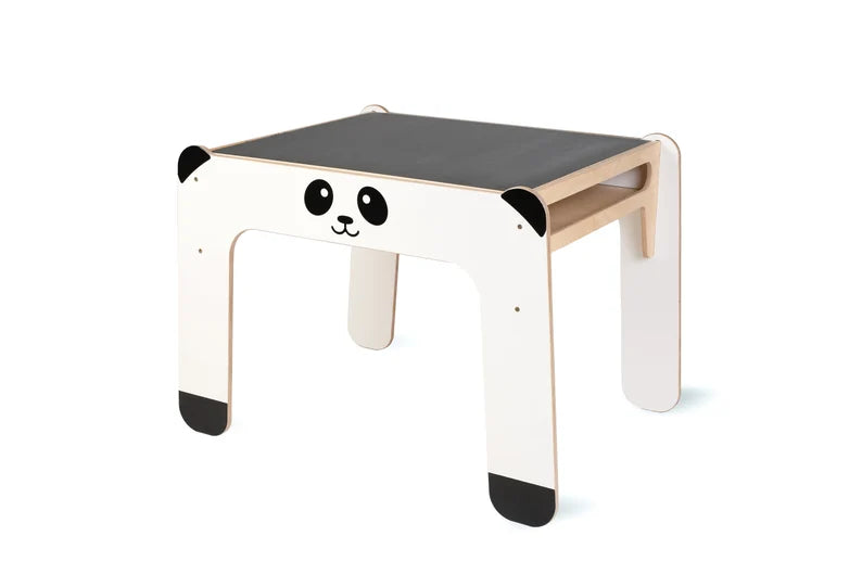 Ensemble table et chaises "Panda" avec tableau noir WILDKIDS