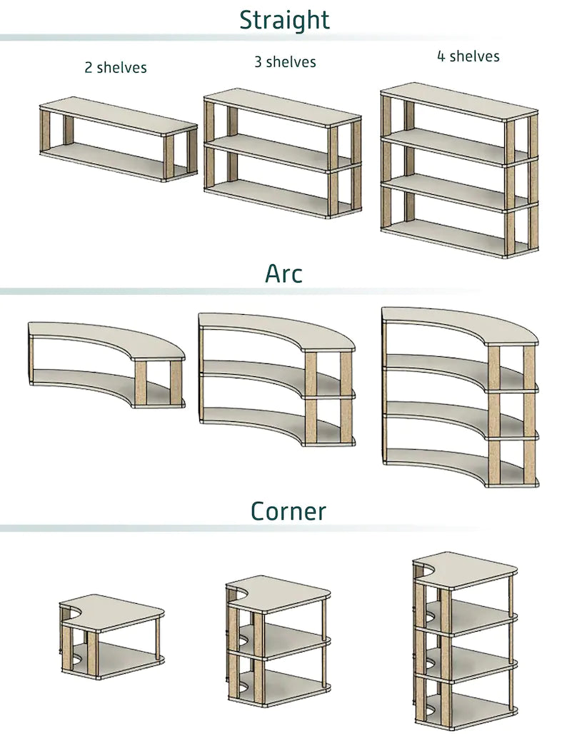 Montessori Lola Shelf: Straight