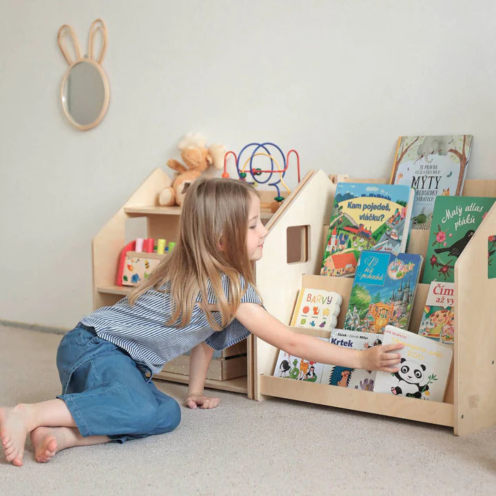 Bibliothèque et étagère Montessori BUSYKIDS