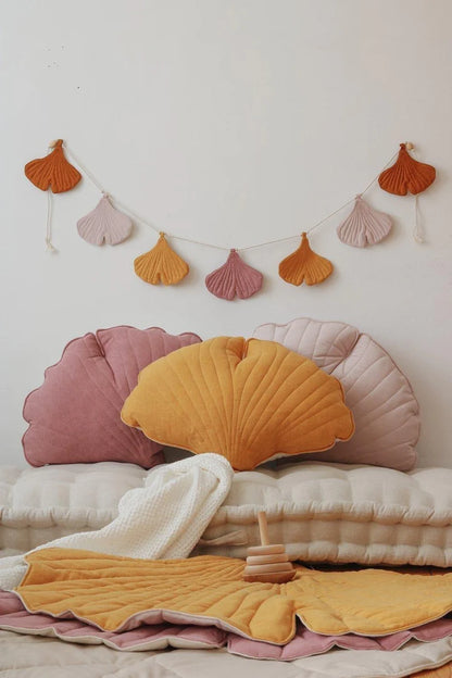 Coussin "Ginkgo" en lin MOI MILI