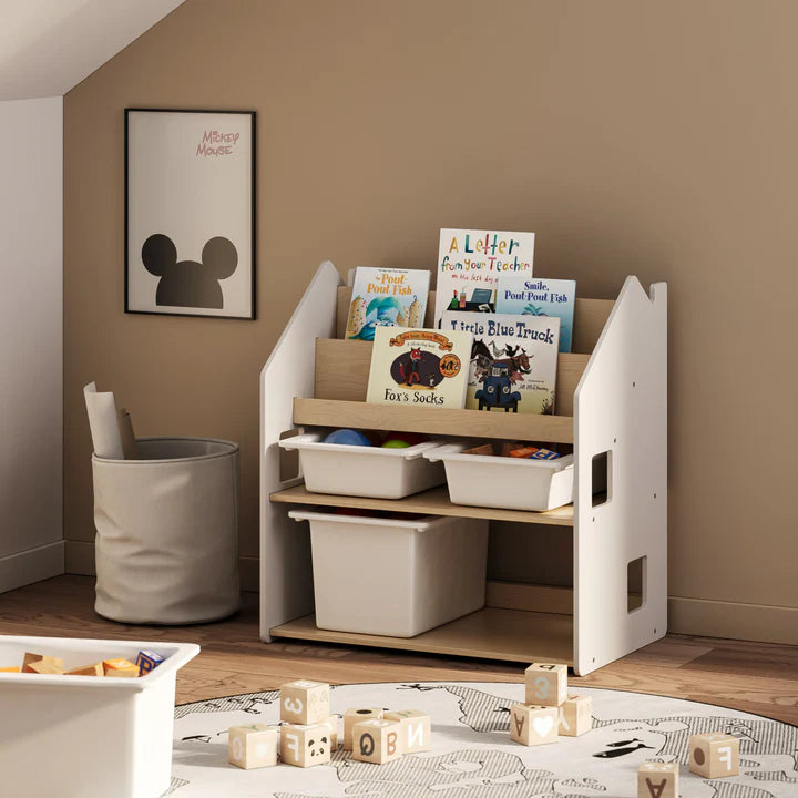 Étagère Montessori 2 en 1 polyvalente BUSYKIDS