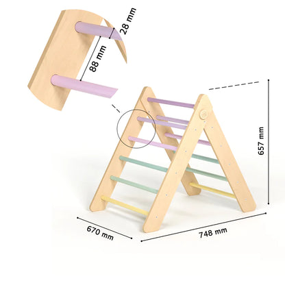 Triangle de motricité " Pikler " + planche 2en1 BUSYKIDS