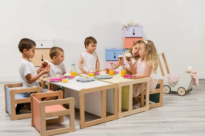 WOODJOY transformable Montessori bench