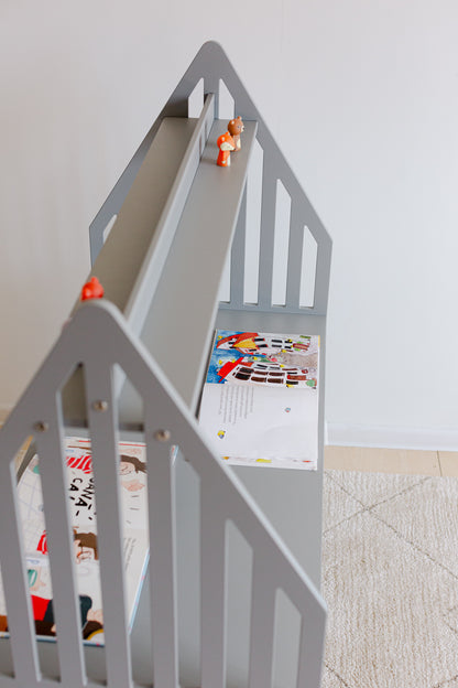 Bureau double en forme de maison "Stripes"