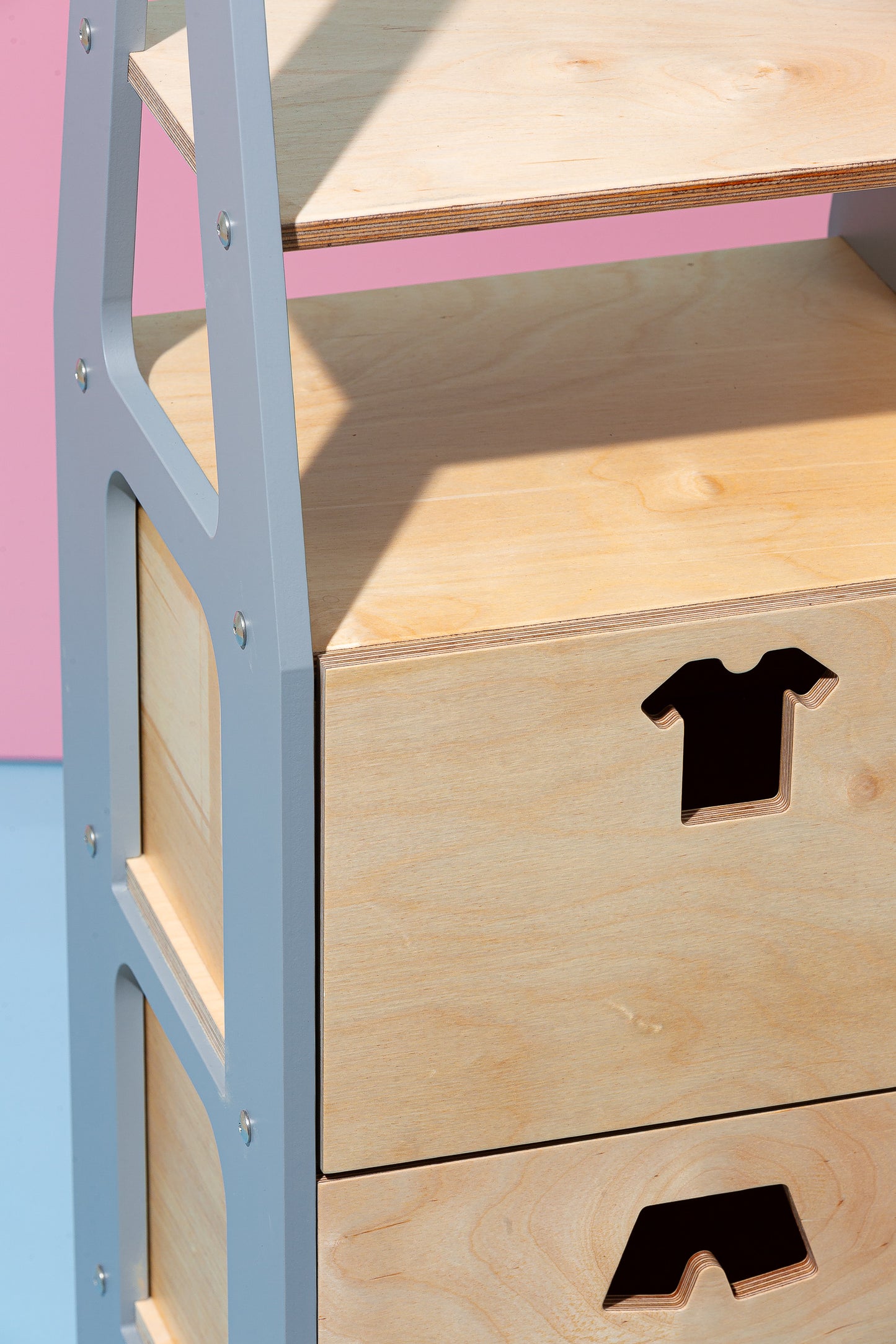 Montessori wardrobe “Sandra” DUCKWOOD