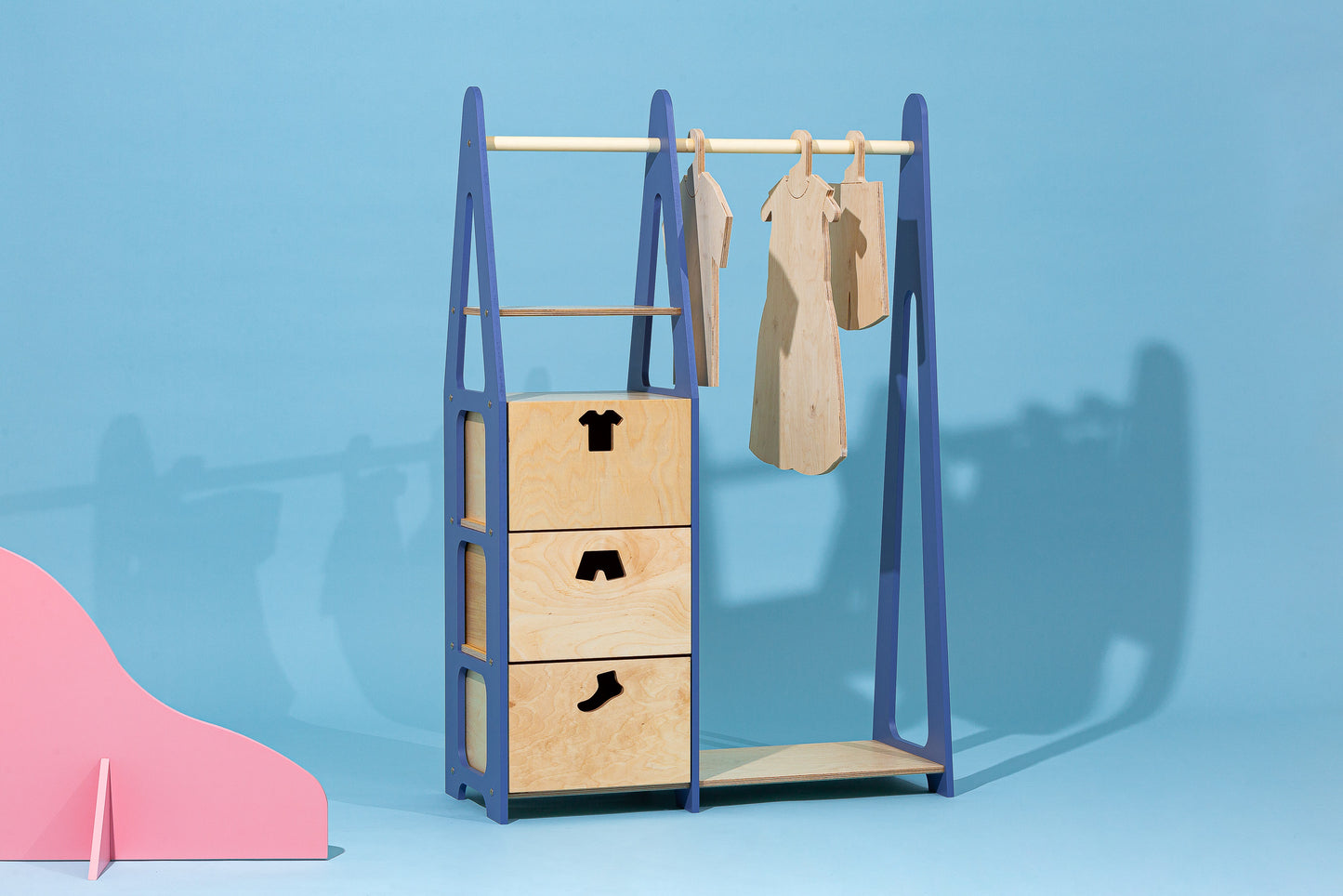 Montessori wardrobe “Sandra” DUCKWOOD